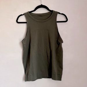 Lululemon army green tank
